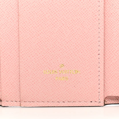 Louis Vuitton Monogram Zoe Wallet Rose Ballerine 6 of 9