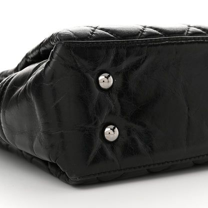 Chanel Calfskin Quilted Medium Coco Soft Tote Black 9 of 17