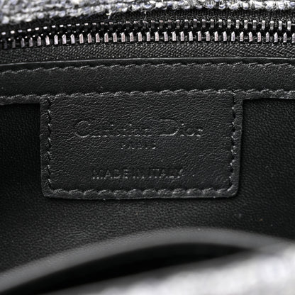 Christian Dior Tweed Macrocannage Medium Caro Bag Black 6 of 10