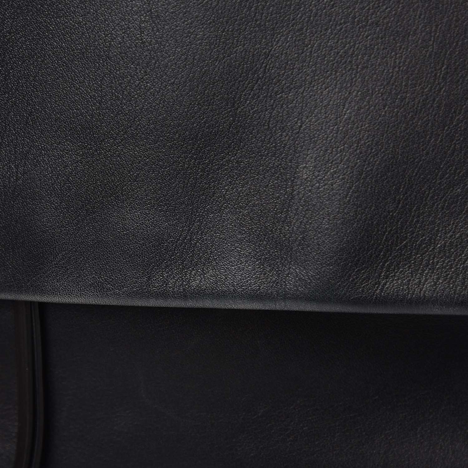 Celine Lambskin Flap Clasp Shoulder Bag Black 13 of 14