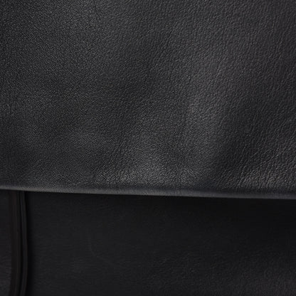 Celine Lambskin Flap Clasp Shoulder Bag Black 13 of 14
