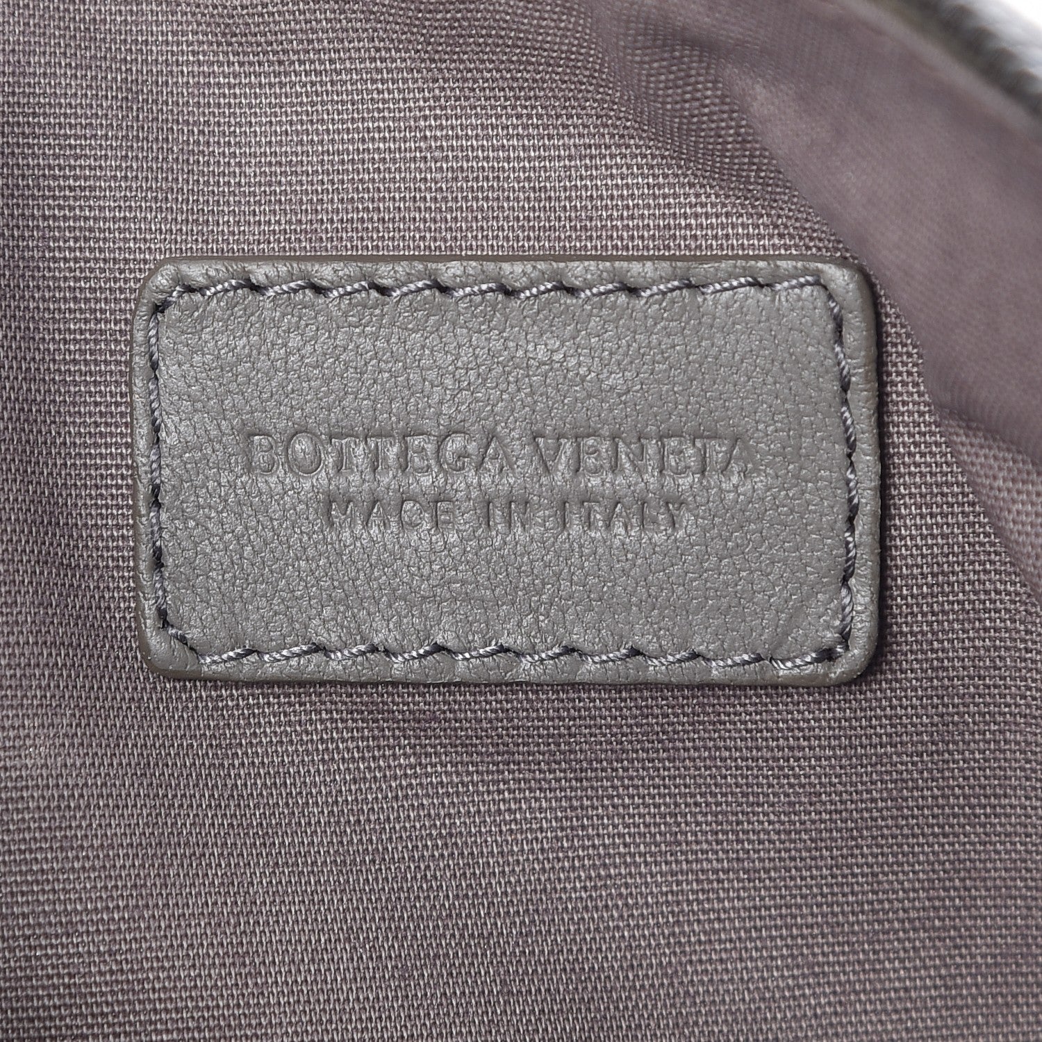 Bottega Veneta Nappa Intrecciato Cosmetic Pouch Light Gray 6 of 7