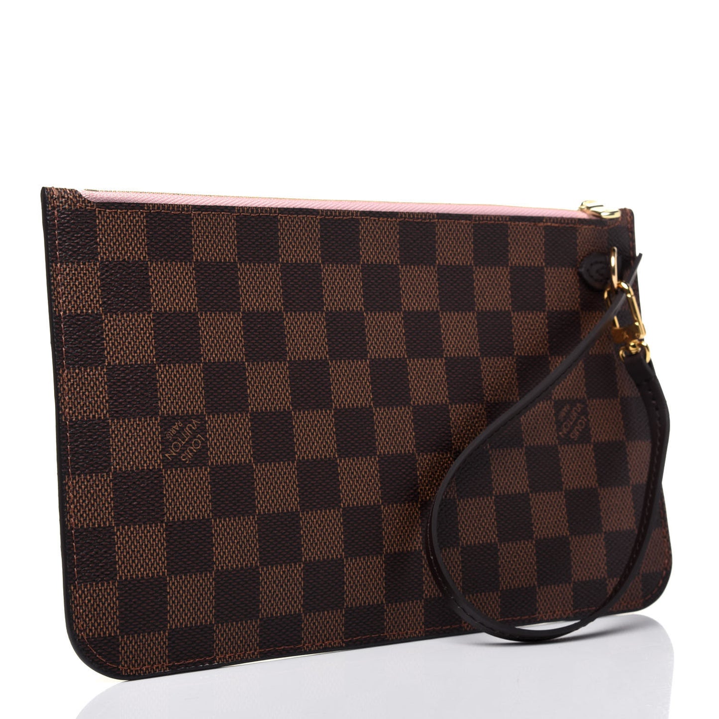 Damier Ebene Neverfull MM GM Pochette Rose Ballerine
