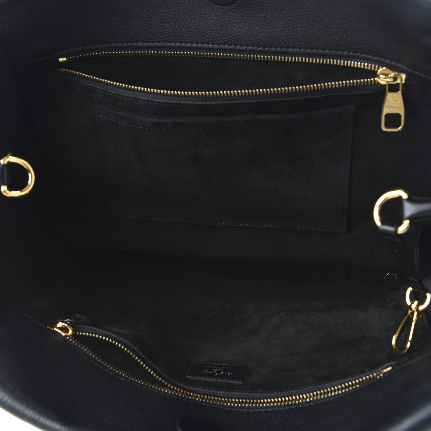 Louis Vuitton Cuir Orfevre Veau Cachemire Tote W GM Black 5 of 9