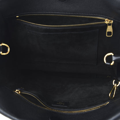 Louis Vuitton Cuir Orfevre Veau Cachemire Tote W GM Black 5 of 9