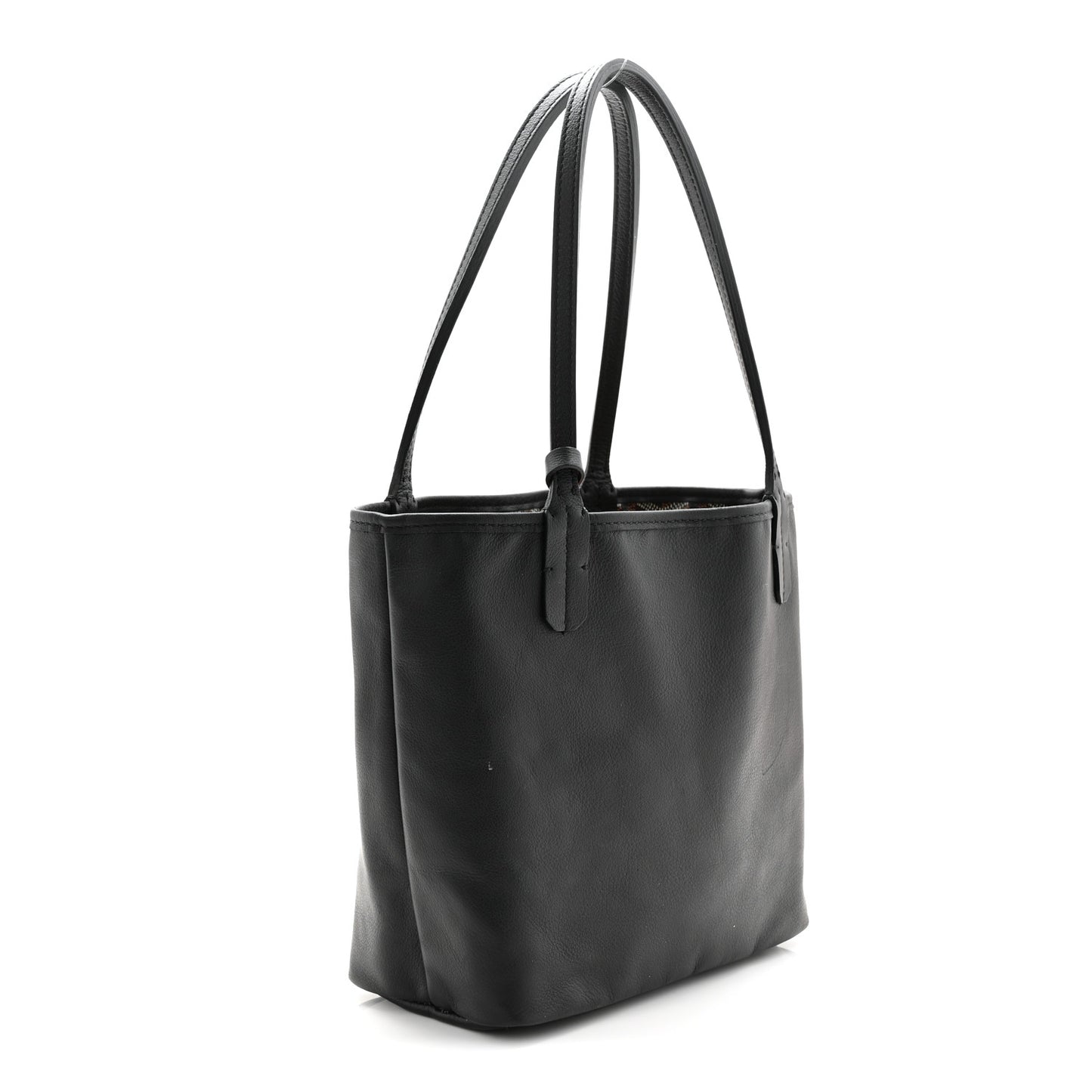 Goyardine Reversible Mini Anjou Black