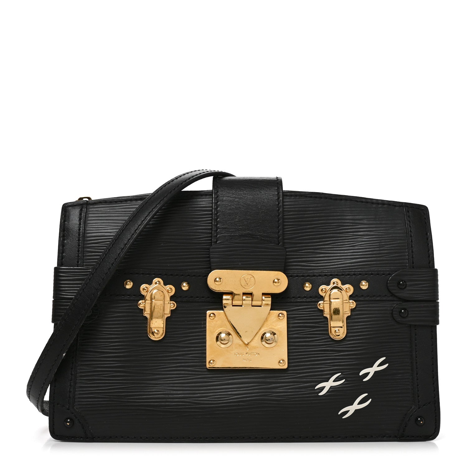 Louis Vuitton Epi Trunk Clutch Black 1 of 10