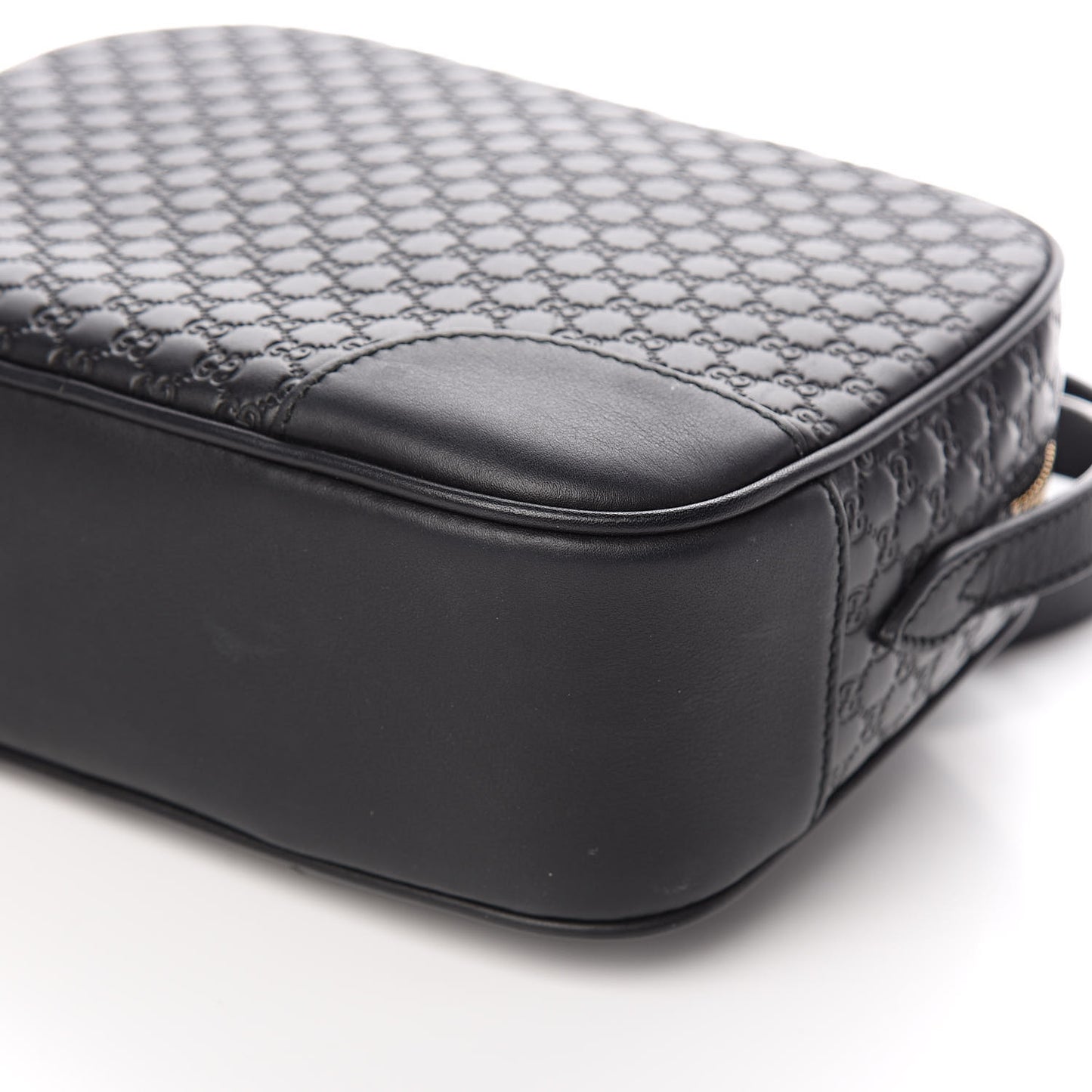 Microguccissima Mini Bree Messenger Bag Black