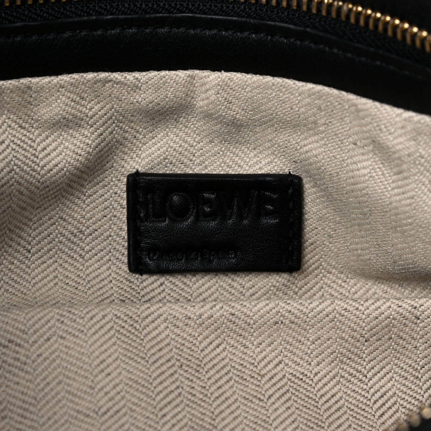 Calfskin Puzzle Hobo Black