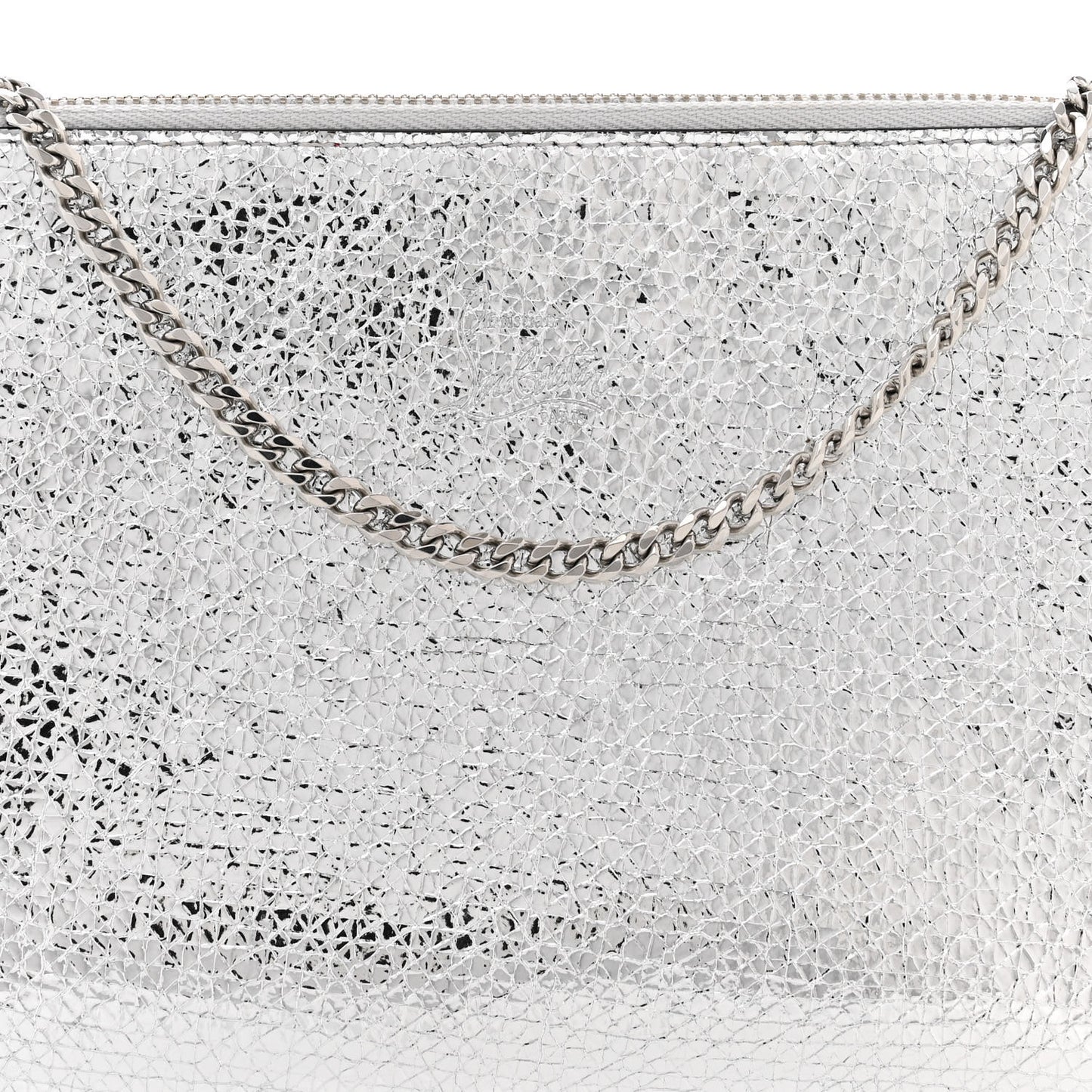 Specchio Star Loubila Chain Clutch Silver