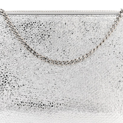 Christian Louboutin Specchio Star Loubila Chain Clutch Silver 8 of 13