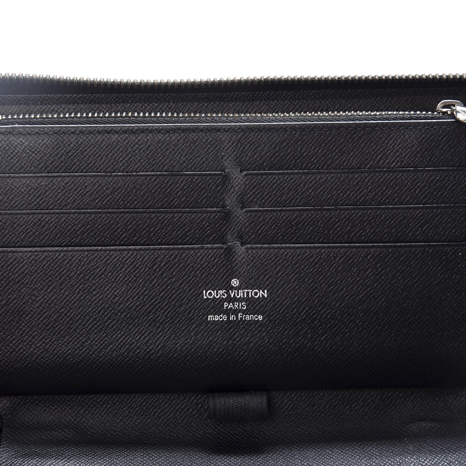 Louis Vuitton Epi Zippy Organizer Wallet Black 7 of 12