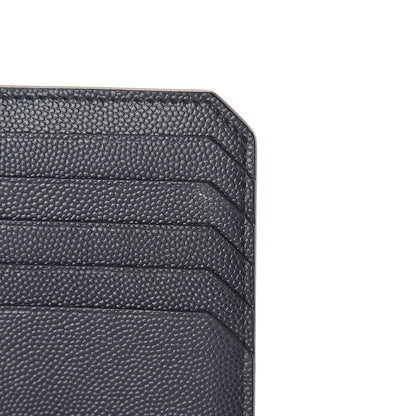 Saint Laurent Grain de Poudre 5 Fragments Zip Pouch Card Holder Marine 5 of 8