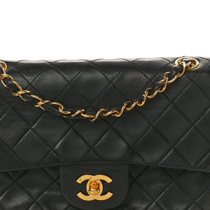 Chanel Lambskin Quilted Small Double Flap Black 8 of 10