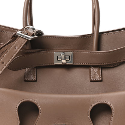 Balenciaga Smooth Calfskin Small Bel Air Carry All Bag Taupe Taupe 7 of 10
