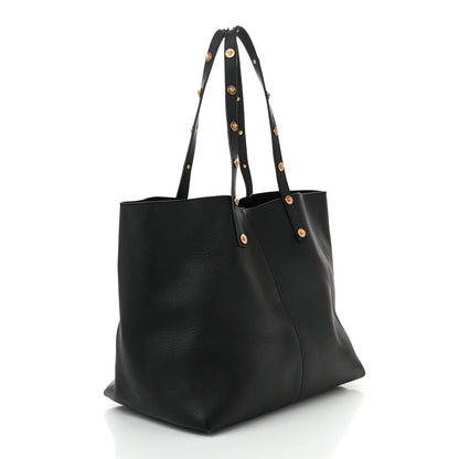 Versace Calfskin Palazzo Tote Black 3 of 9