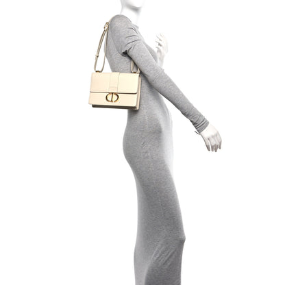 Christian Dior Smooth Calfskin 30 Montaigne Flap Bag Ivory 2 of 11