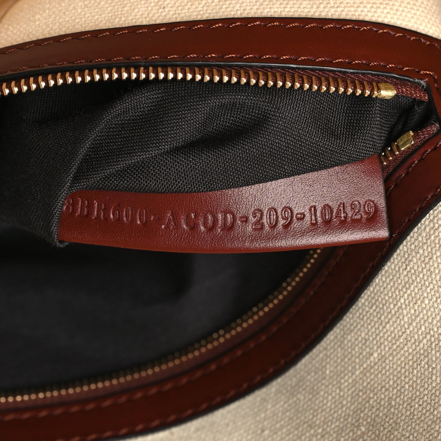 Fendi Sardinian Jacquard Vitello King FF 1974 Embroidered Baguette Corda Praline 7 of 11