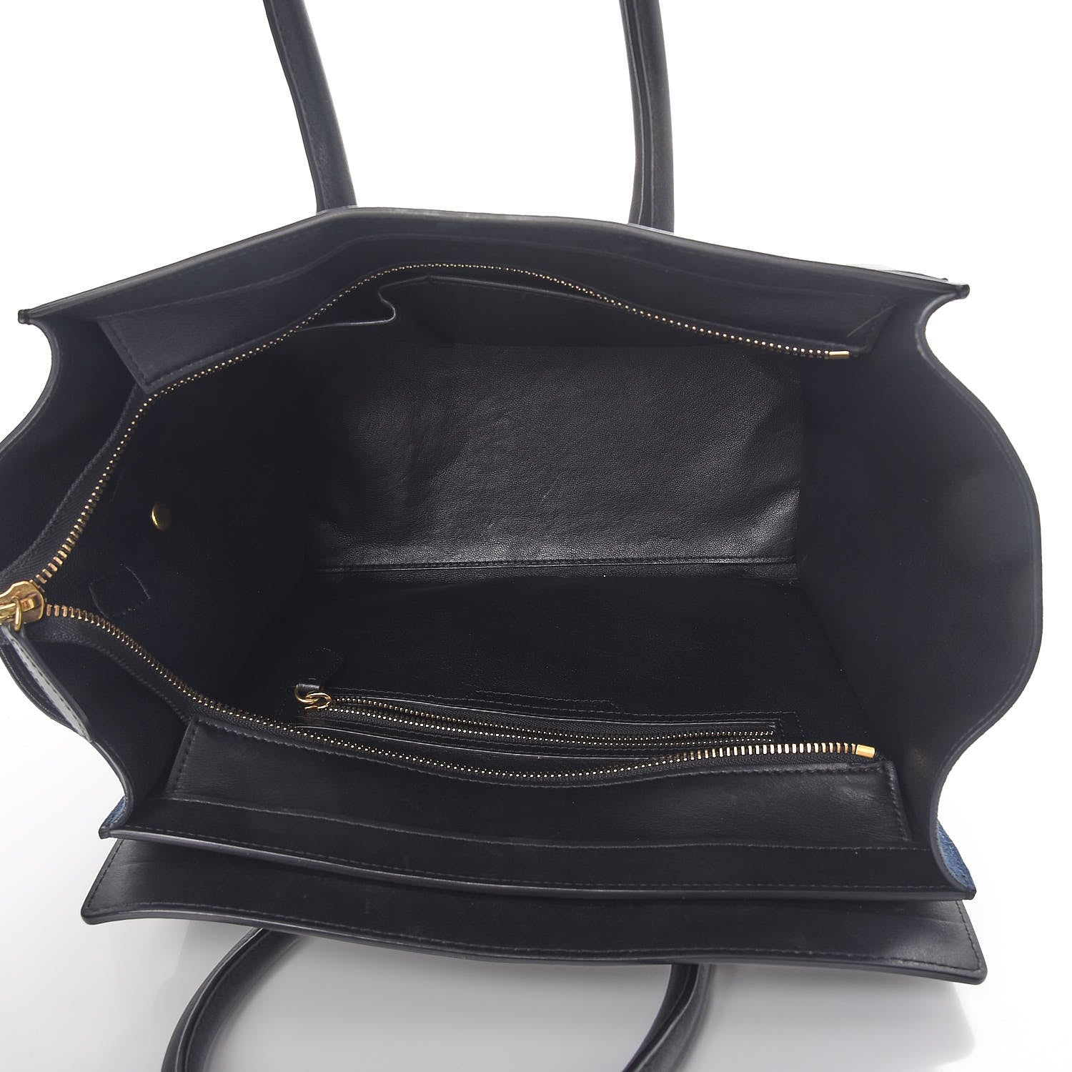 Celine Smooth Calfskin Suede Mini Tri-Color Luggage Beige 5 of 15