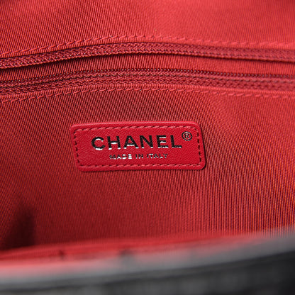Chanel Aged Calfskin Quilted Maxi Gabrielle Hobo Black 5 of 9