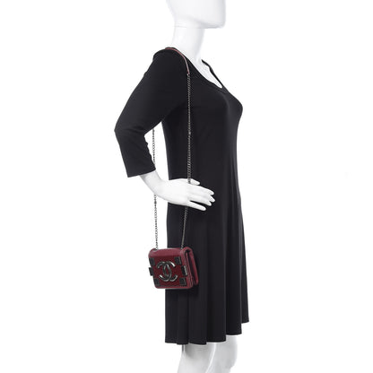 Chanel Lambskin Plexiglass Boy Brick Burgundy 2 of 17
