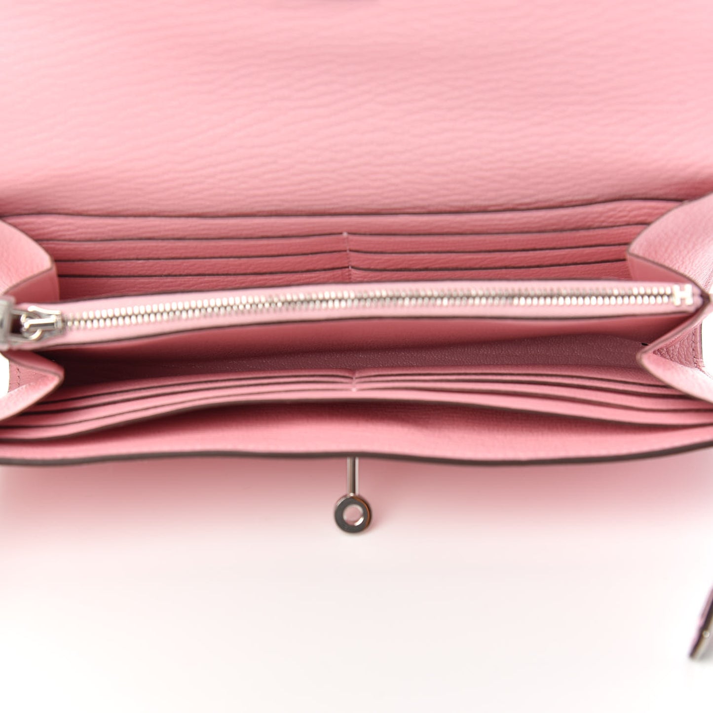Chevre Mysore Kelly Longue Wallet Rose Sakura