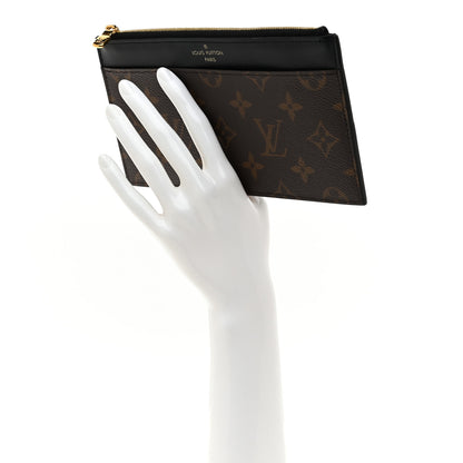 Louis Vuitton Monogram Slim Purse Black 2 of 6