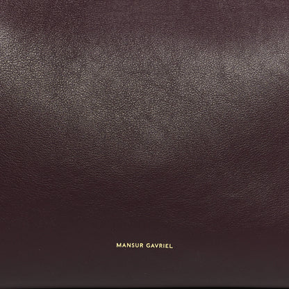 Mansur Gavriel Calfskin Maxi Candy Hobo Bag Plum 7 of 9