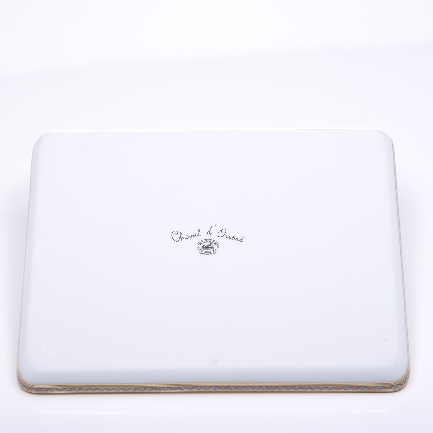 Hermes Porcelain Small Cheval d’Orient Tray 3 of 4