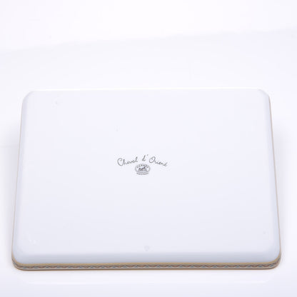 Hermes Porcelain Small Cheval d’Orient Tray 3 of 4