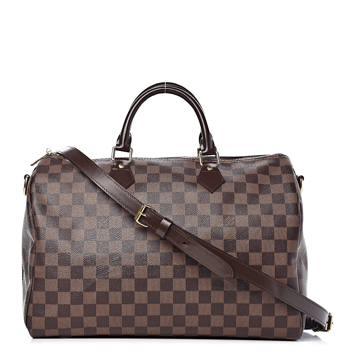 Louis Vuitton Damier Ebene Speedy Bandouliere 35 1 of 13