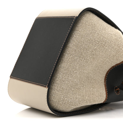 Loewe Calfskin Canvas Mini Hammock Shoulder Bag Mink Black 10 of 10