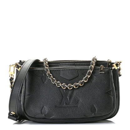 Louis Vuitton Empreinte Monogram Giant Multi Pochette Accessories Black 1 of 11