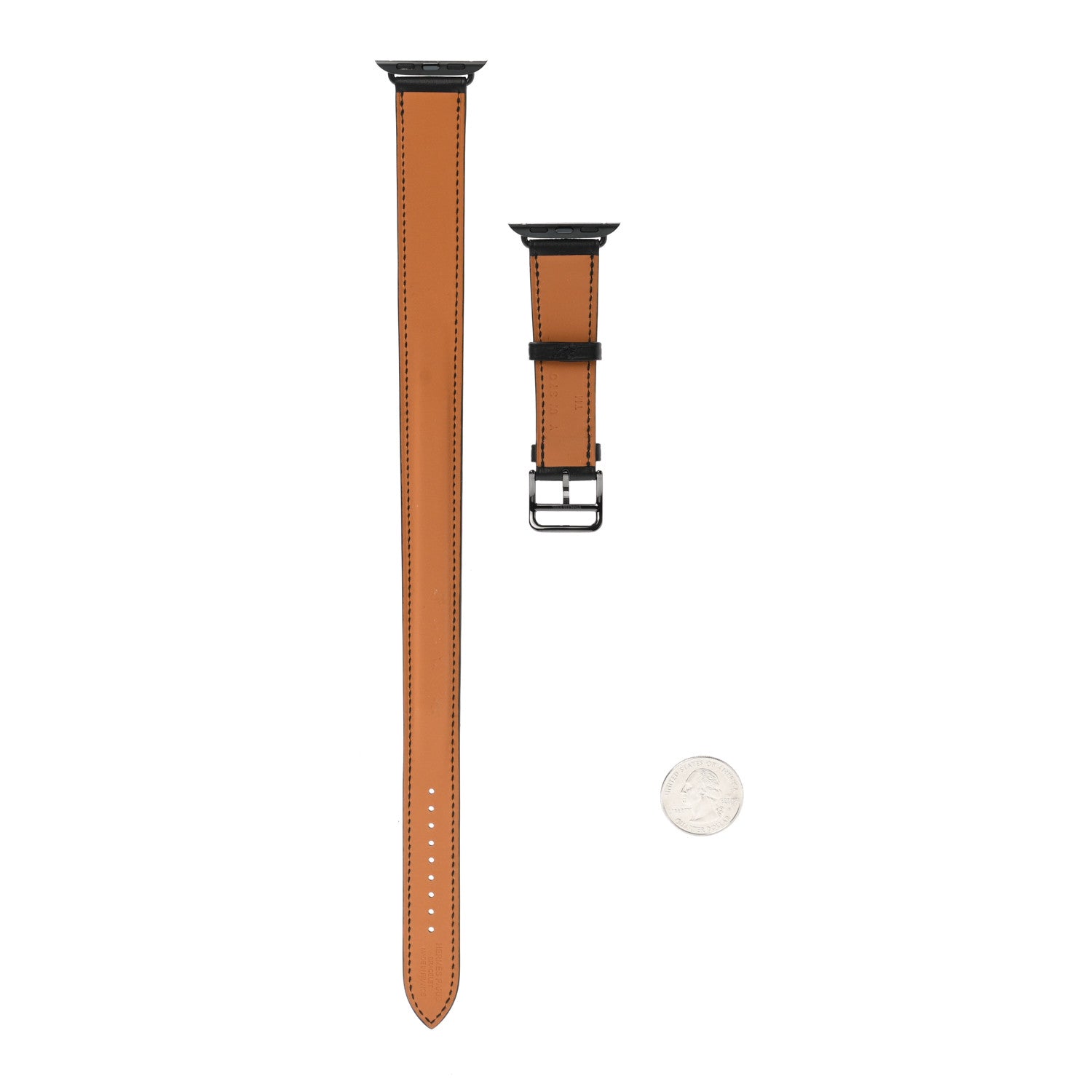 Hermes Swift 40mm Apple Watch Double Tour Band Black 2 of 7