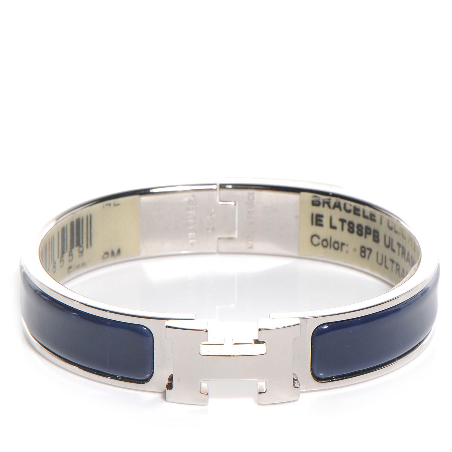 Hermes Enamel Clic Clac H Bracelet PM Ultramarine 1 of 5