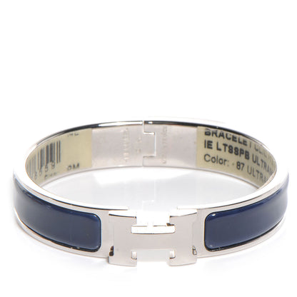 Hermes Enamel Clic Clac H Bracelet PM Ultramarine 1 of 5