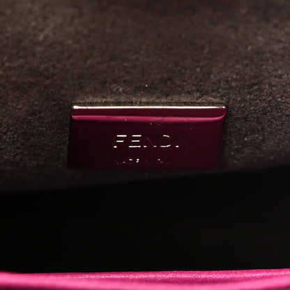 Fendi Nappa Micro Peekaboo Iconic Satchel Magenta 7 of 11