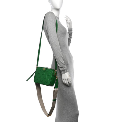 Gucci Calfskin GG Matelasse Shoulder Bag Spring Green Natural 2 of 11