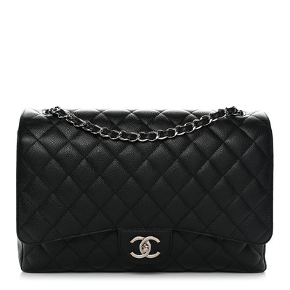 Chanel Caviar Quilted Maxi Double Flap Black 1 of 10