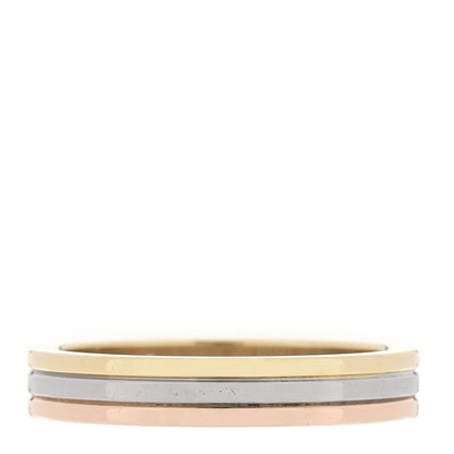 Cartier 18K Pink White Yellow Gold 3.5mm Vendome Louis Cartier Wedding Band Ring 53 6.5 3 of 4