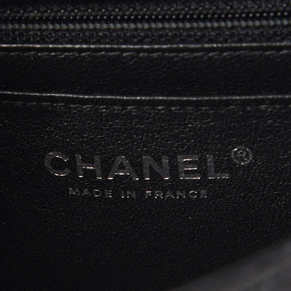 Chanel Crumpled Calfskin Quilted Mini Rectangular Flap So Black 6 of 10