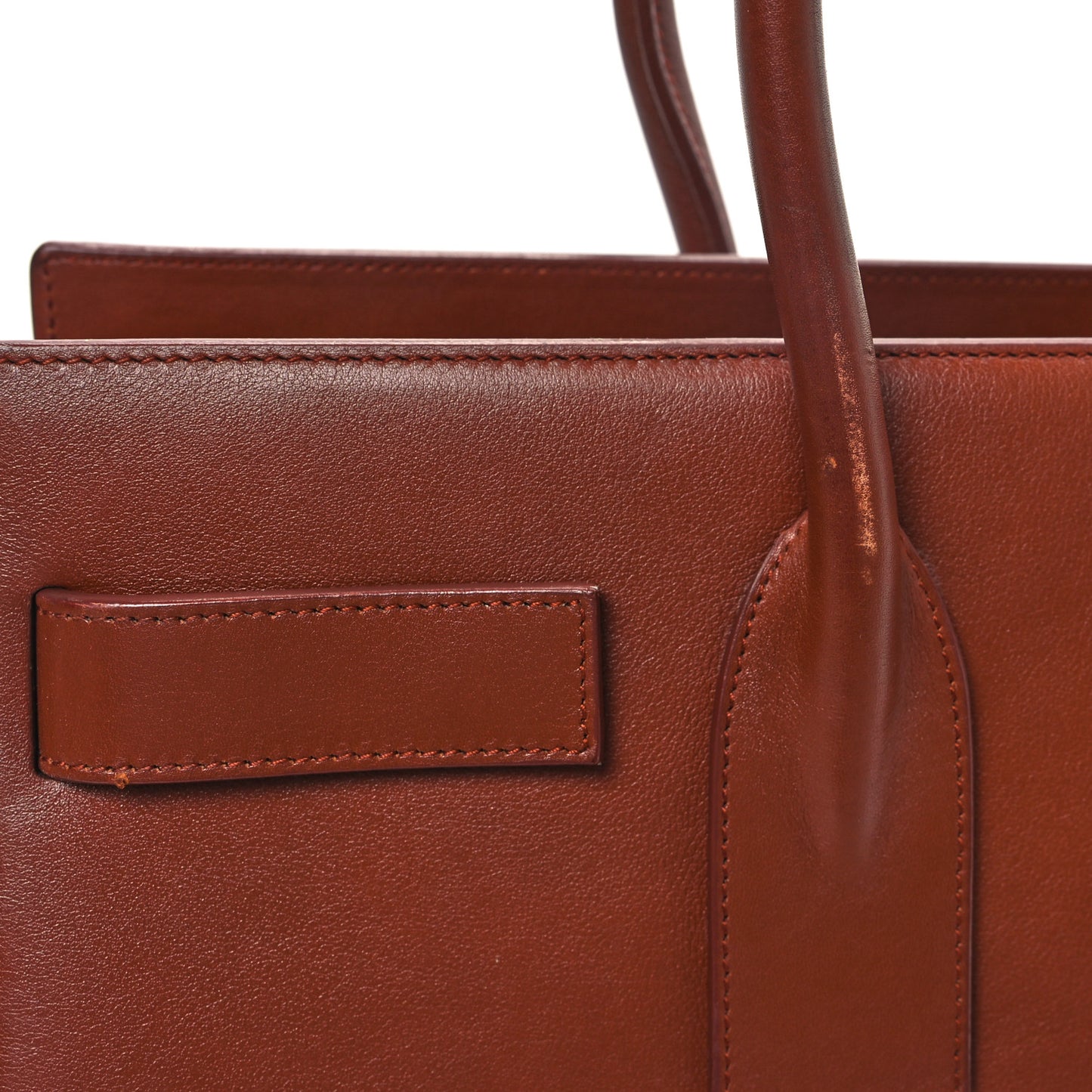 Calfskin Large Sac De Jour Carryall Cognac
