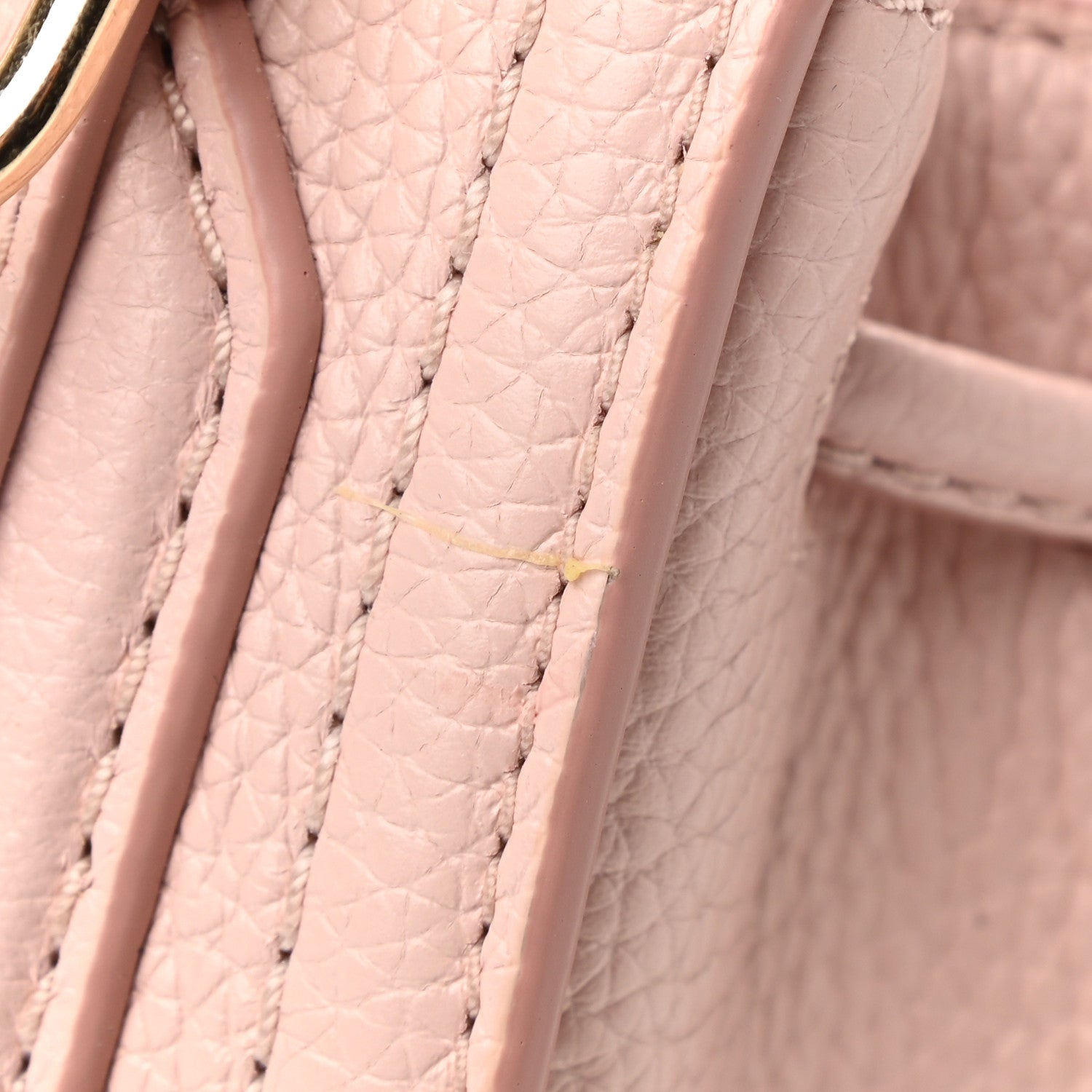 Marc Jacobs Grained Calfskin Mini Bucket Bag Peach Whip 11 of 13