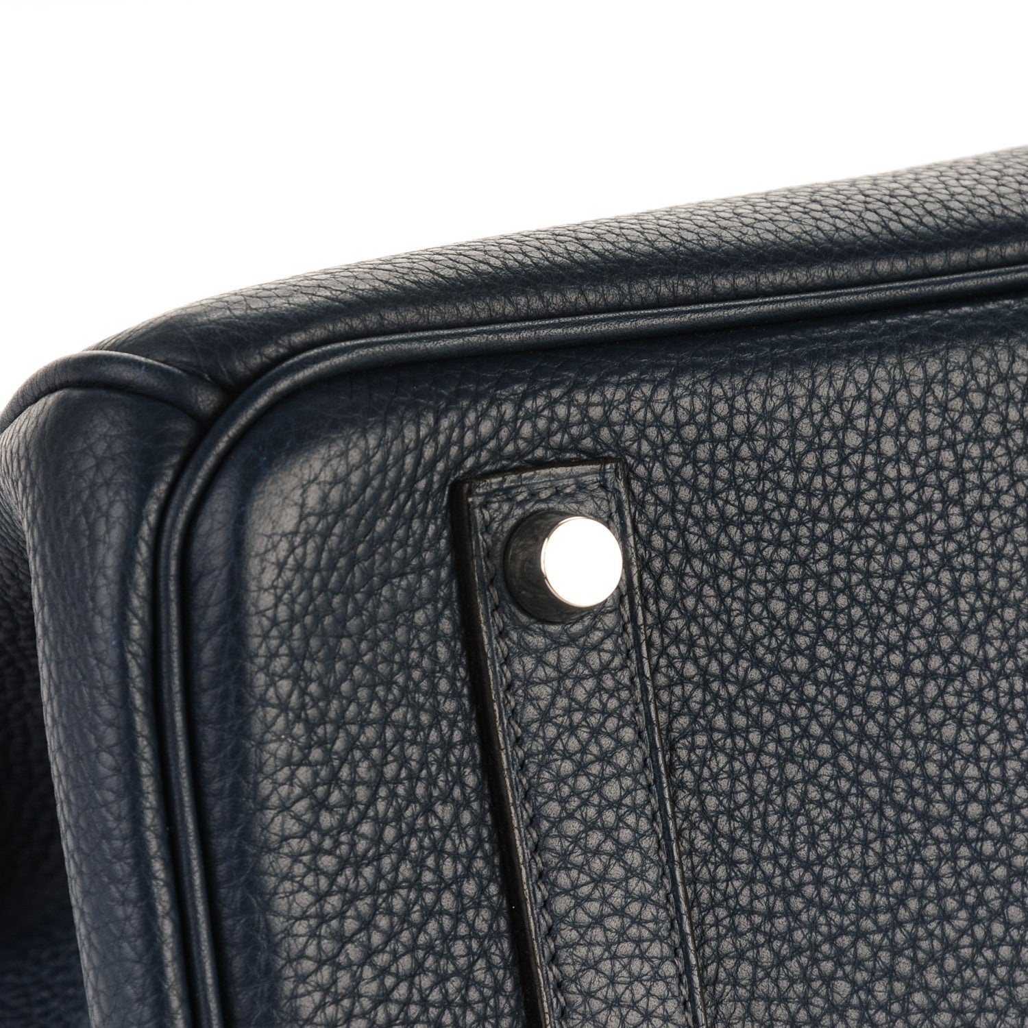 Hermes Taurillon Clemence Birkin 35 Bleu De Prusse 11 of 26
