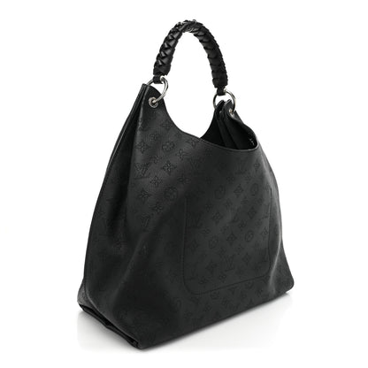 Louis Vuitton Mahina Carmel Hobo Black 3 of 10