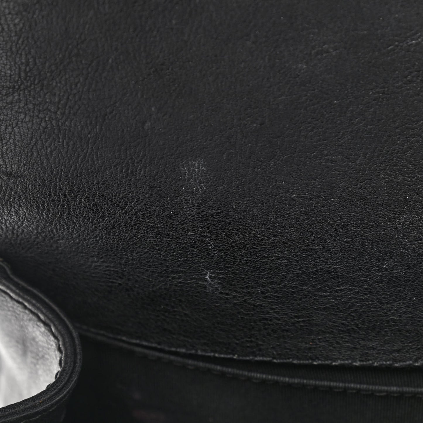 Goatskin Quilted Medium Boy Handle Flap Black