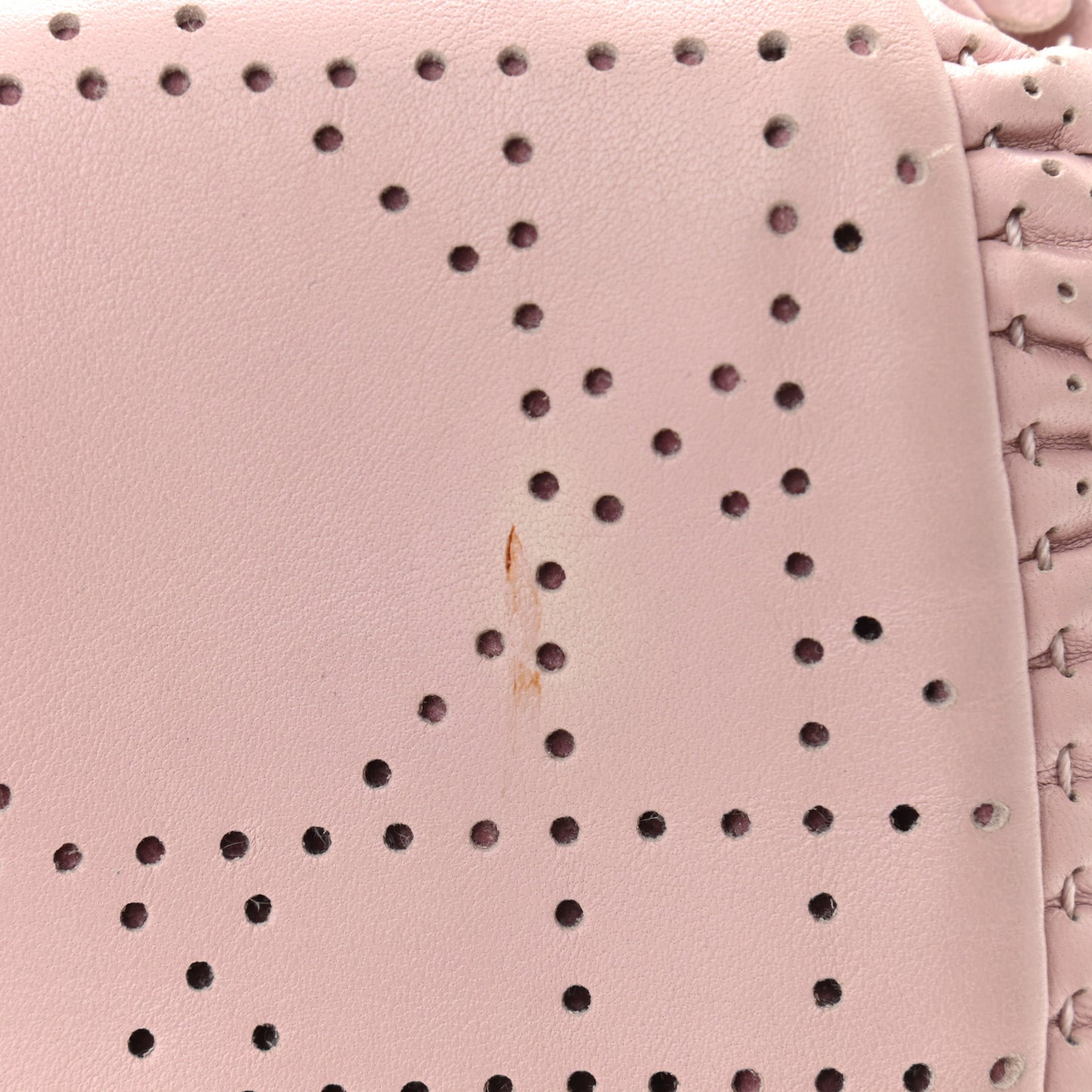Lambskin Cannage Ruffle New Lock Flap Pink
