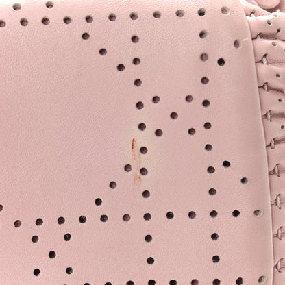 Christian Dior Lambskin Cannage Ruffle New Lock Flap Pink 11 of 12