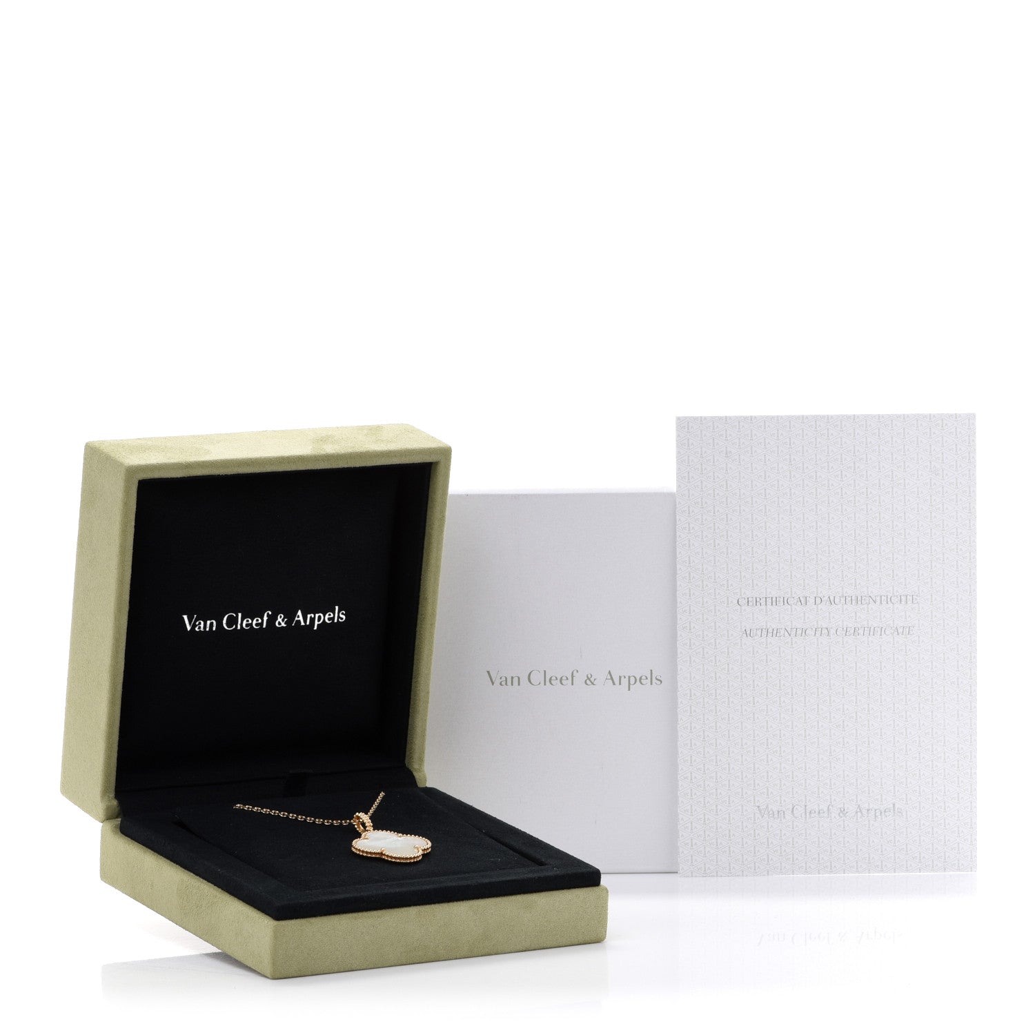 Van Cleef & Arpels 18K Yellow Gold Mother of Pearl Magic Alhambra Long Necklace 7 of 7