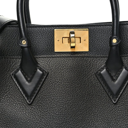 Louis Vuitton Calfskin Monogram On My Side PM Black 7 of 9
